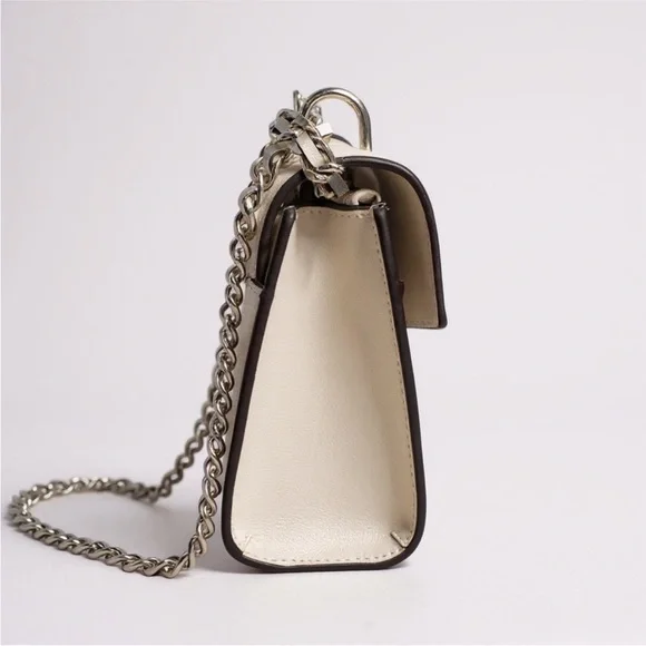 Michael Kors Cream Crossbody Bag with Silver Accents - Picture 3 of 11